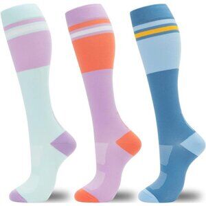 Compression Socks for Women Men 3Pairs Graduated Compression Support Circulation
